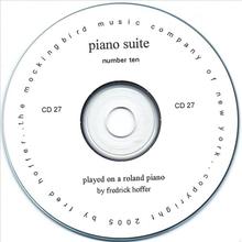 CD 27  Piano Suite Number Ten