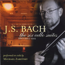 J.S.Bach the six cello suites performed on viola