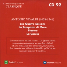 La Discotheque Ideale Classique - The Four Seasons And Other Concertos CD92