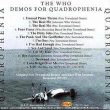 Demos For Quadrophenia Bootleg