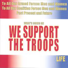 SOS-WE SUPPORT THE TROOPS