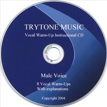 Trytone Music Vocal Warm-up Instructional CD (Male Voice)