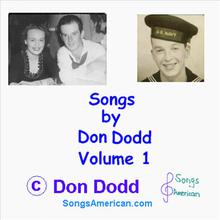 Songs by Don Dodd Volume 1