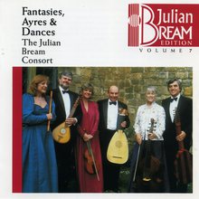 The Julian Bream Consort. Fantasies, Ayres & Dances (Alison, Byrd, Dowland, Morley, Phillips, Strogers)