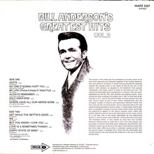 Bill Anderson's Greatest Hits Vol 2