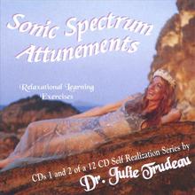 2 cd SET / cd 1: SPOKEN WORD synopsis / THE SONIC SPECTRUM ATTUNEMENTS 12 part self help series - cd 2: solo instrumental+drums