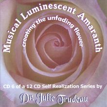 1 cd + 16 p. color insert - part 6 - MUSICAL LUMINESCENT AMARANTH: guided vibrational visualization+Sonic Rainbow Siren