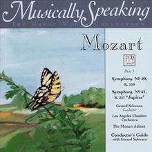 Mozart Symphony No. 40, Symphony No. 41, Musically Speaking