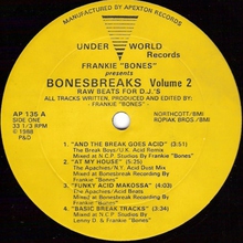 Bonesbreaks Vol. 2 - Raw Beats For DJ's (EP)