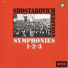 Shostakovich Edition: Symphonies 1-2-3