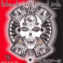 black & red ink