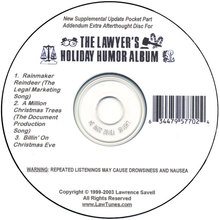 New Update Disc For The Lawyer's Holiday Humor Album