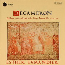 Decameron (Ballate Monodiques De L'ars Nova Florentine) (Vinyl)