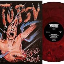 Severed Survival: 35th Anniversary - Red Sleeve, 140gm Red & Black Marble