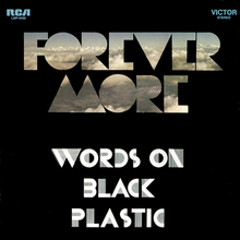 Words On Black Plastic