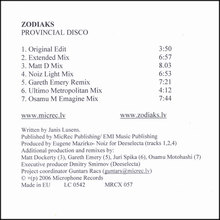 Provincial Disco (Remixes)