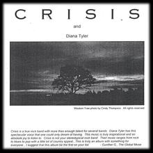 CRISIS and Diana Tyler