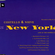 Costello & Nieve: For The First Time In America CD5