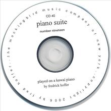 CD 40 Piano Suite # Nineteen