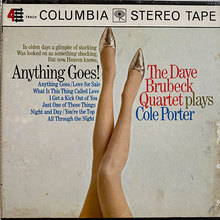 Anything Goes! The Dave Brubeck Quartet Plays Cole Porter (Vinyl)