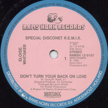 Don't Turn Your Back On Love (Disconet Remix) (VLS)
