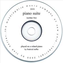 CD 6 Piano Suite Number Five