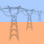 Power Transmission Towers In Desert (CDS)